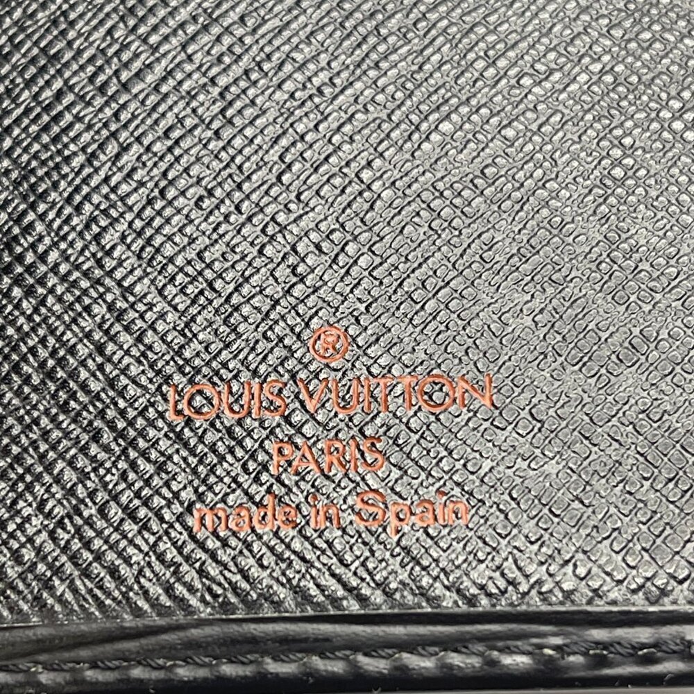 LOUIS VUITTON Vintage Epi Porte Cartes Credit Long Wallet, Black - Preowned - Picture 13 of 13